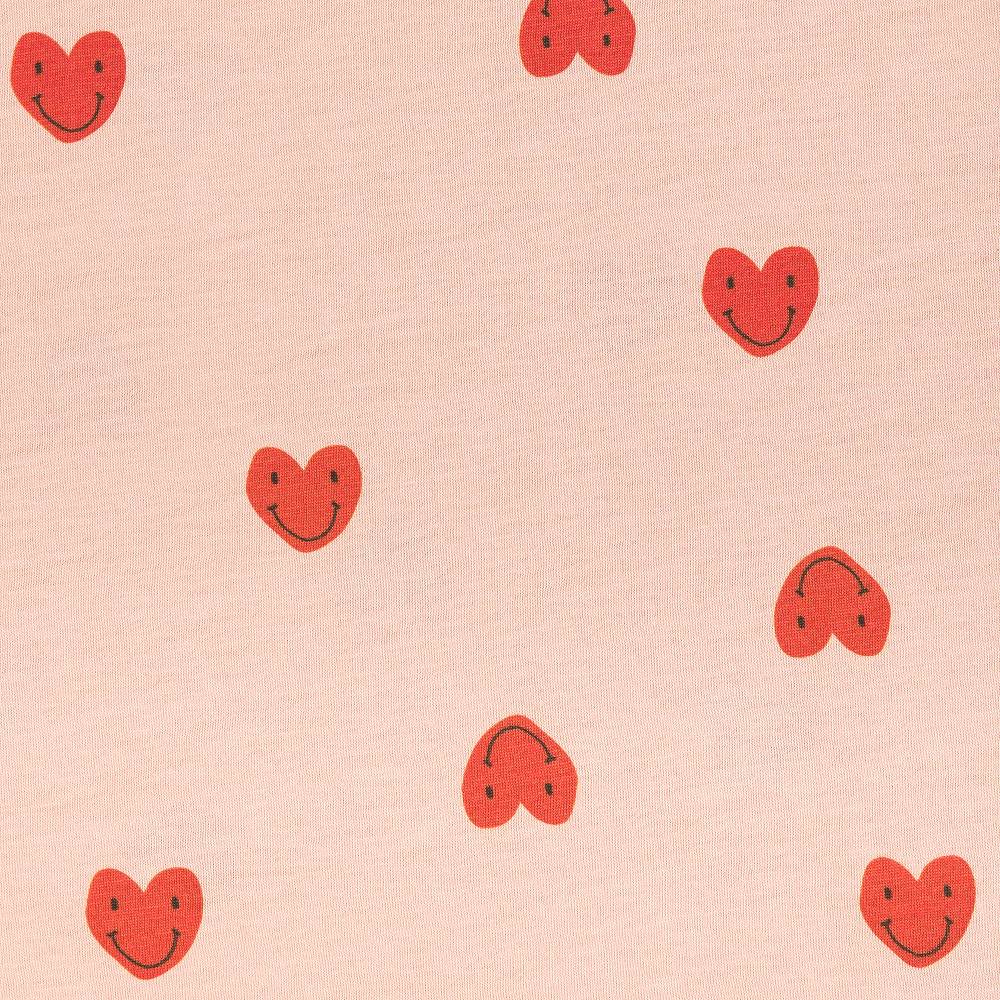 Lässig Baby Schlafoverall - Bio Baumwolle, Herzen, Rosa Online Shopping