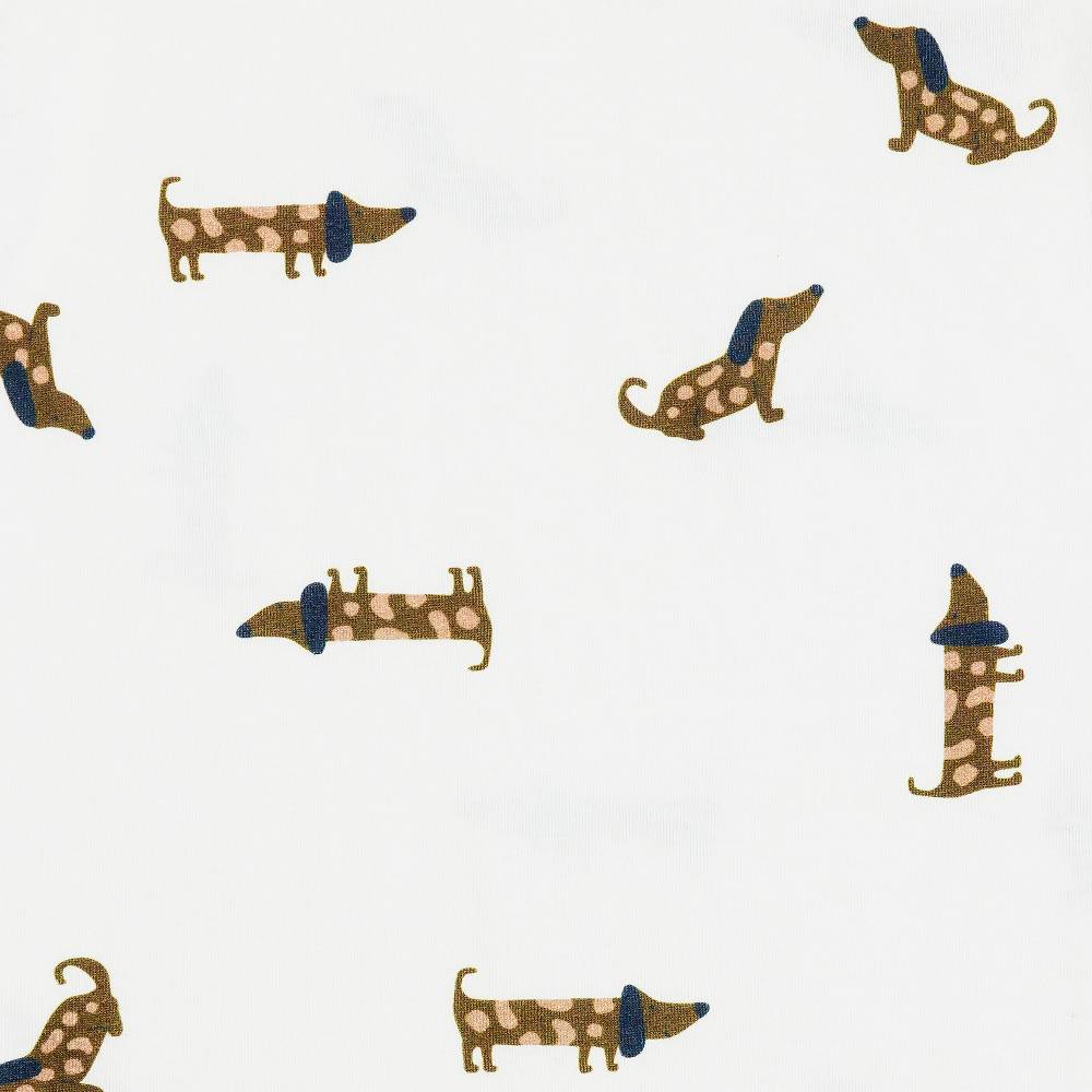Lässig Baby Schlafoverall - Bio Baumwolle, Hund, Milky Preisnachlass