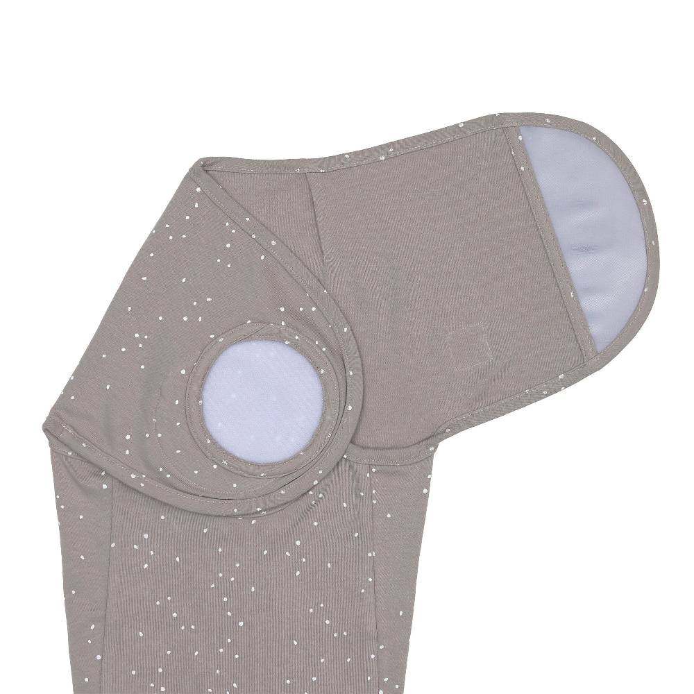 Lässig Pucksack - Bio Baumwolle, Sprinkle Taupe, Grau Saisonschlussverkauf
