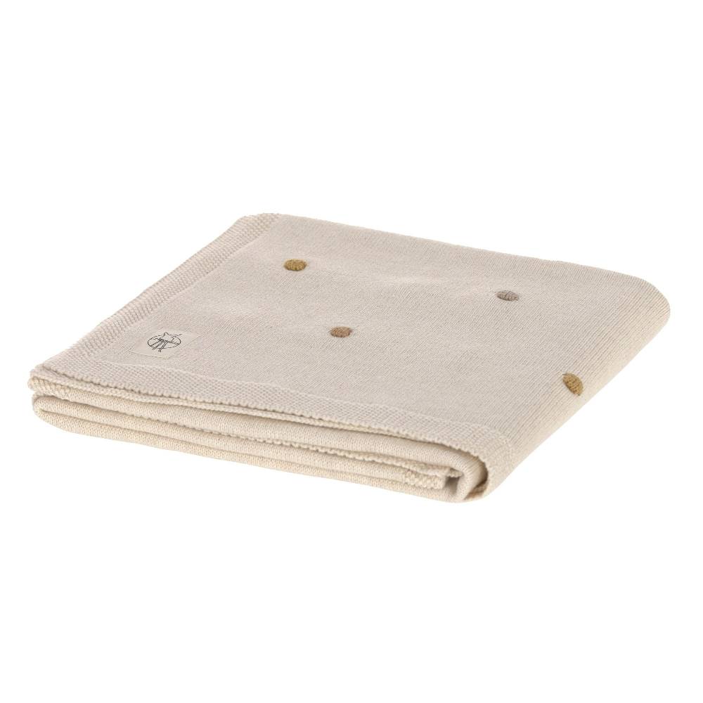 Lässig Babydecke - Bio Baumwolle, Dots Nature Jubiläumsangebot