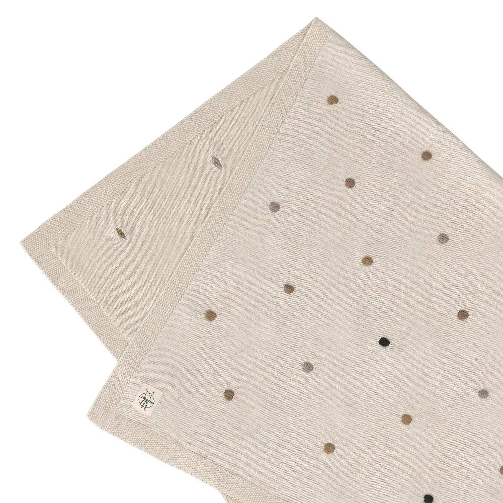 Lässig Babydecke - Bio Baumwolle, Dots Nature Jubiläumsangebot