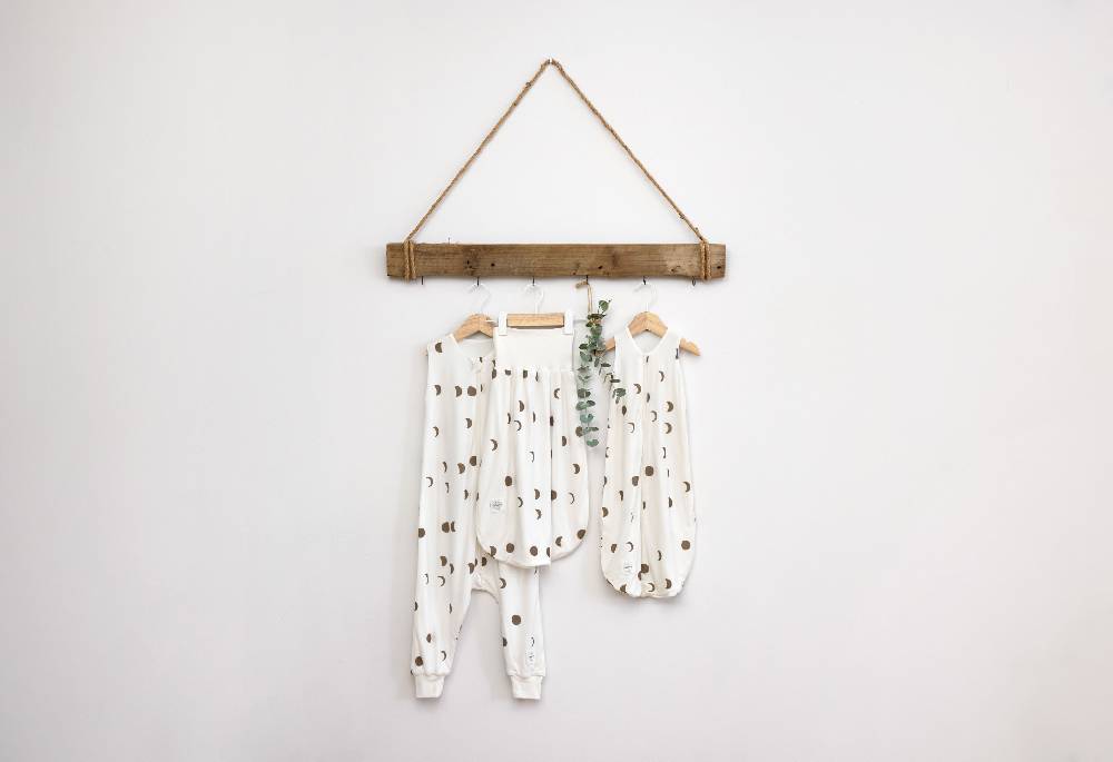 Lässig Baby Schlafsack 0,5 TOG - Mond, Milky Lagerräumung