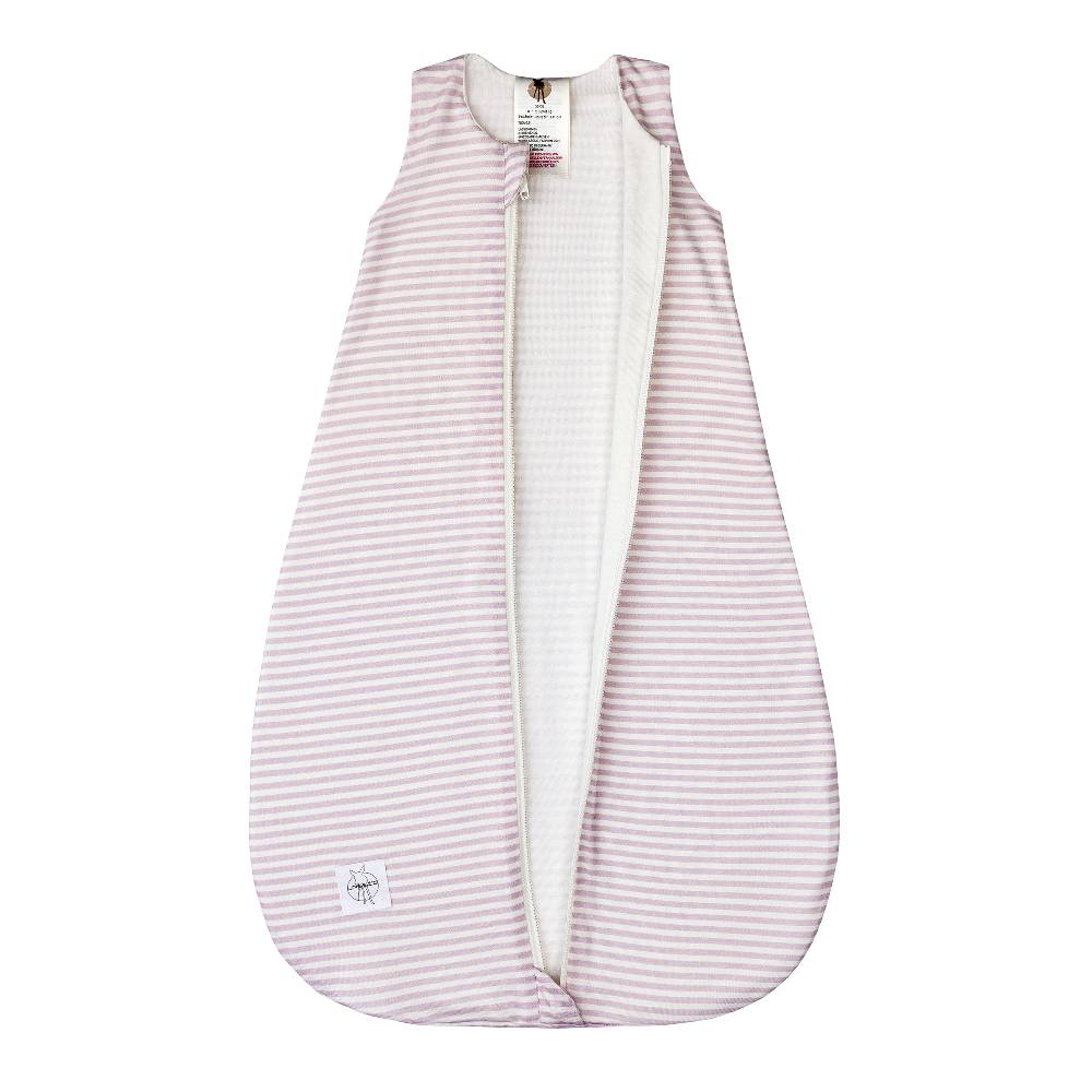 Lässig Baby Schlafsack 0,5 TOG - Gestreift, Lila Milky Blitzangebot