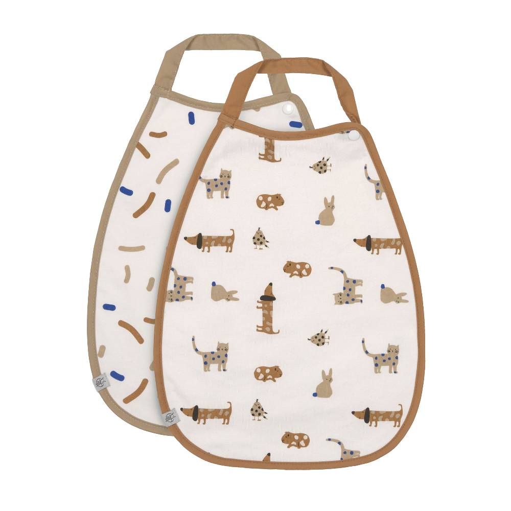 Lässig Baby Lätzchen Extra Groß (2 Stk), Little Mateys Royal Blau Tägliche Deals