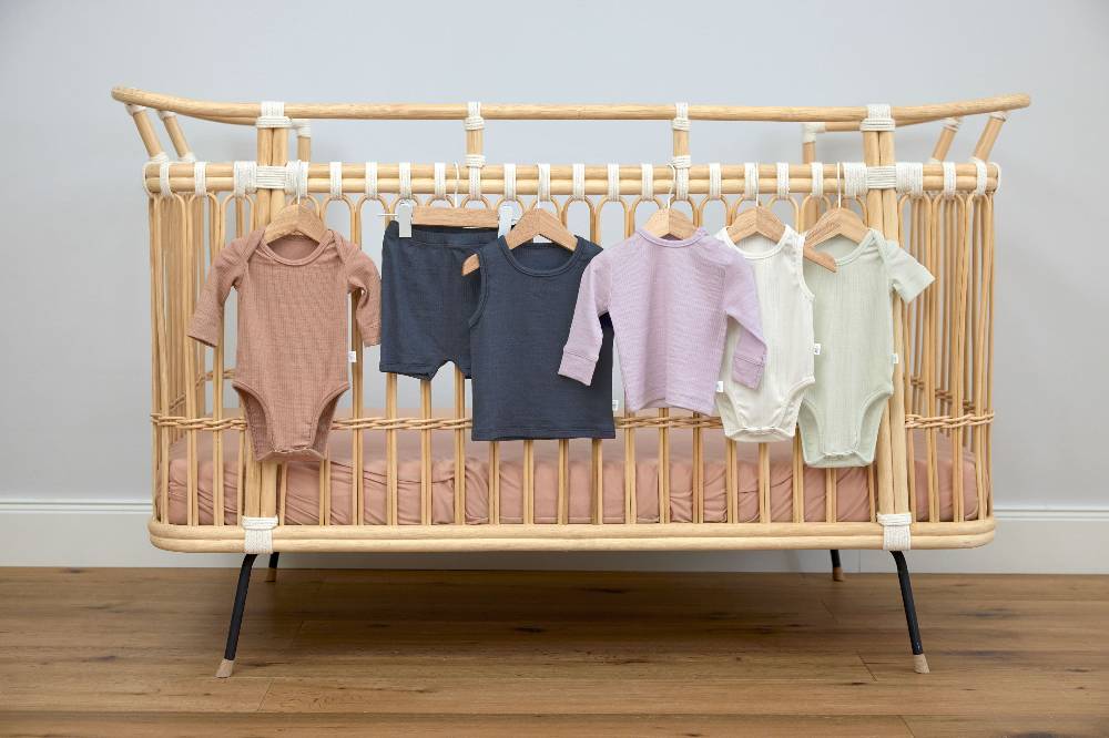 Lässig Baby Langarm Shirt - gerippt, Lila Sonderangebote