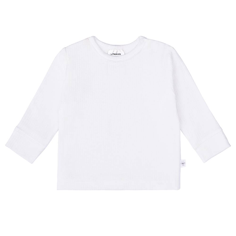 Lässig Baby Langarm Shirt - gerippt, Milky Kostenlose Rückgabe