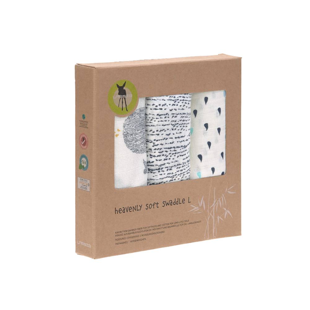 Lässig Mulltücher (3 Stk) - Heavenly Soft Swaddle L, Little Water Whale Bis zu 55% Rabatt