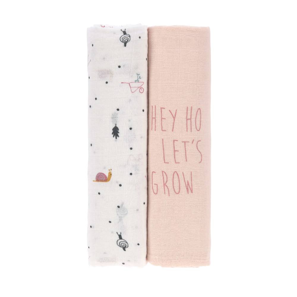 Lässig Mulltücher (2 Stk) - Heavenly Soft Swaddle XL, Garden Explorer Schnecke Super Rabatt
