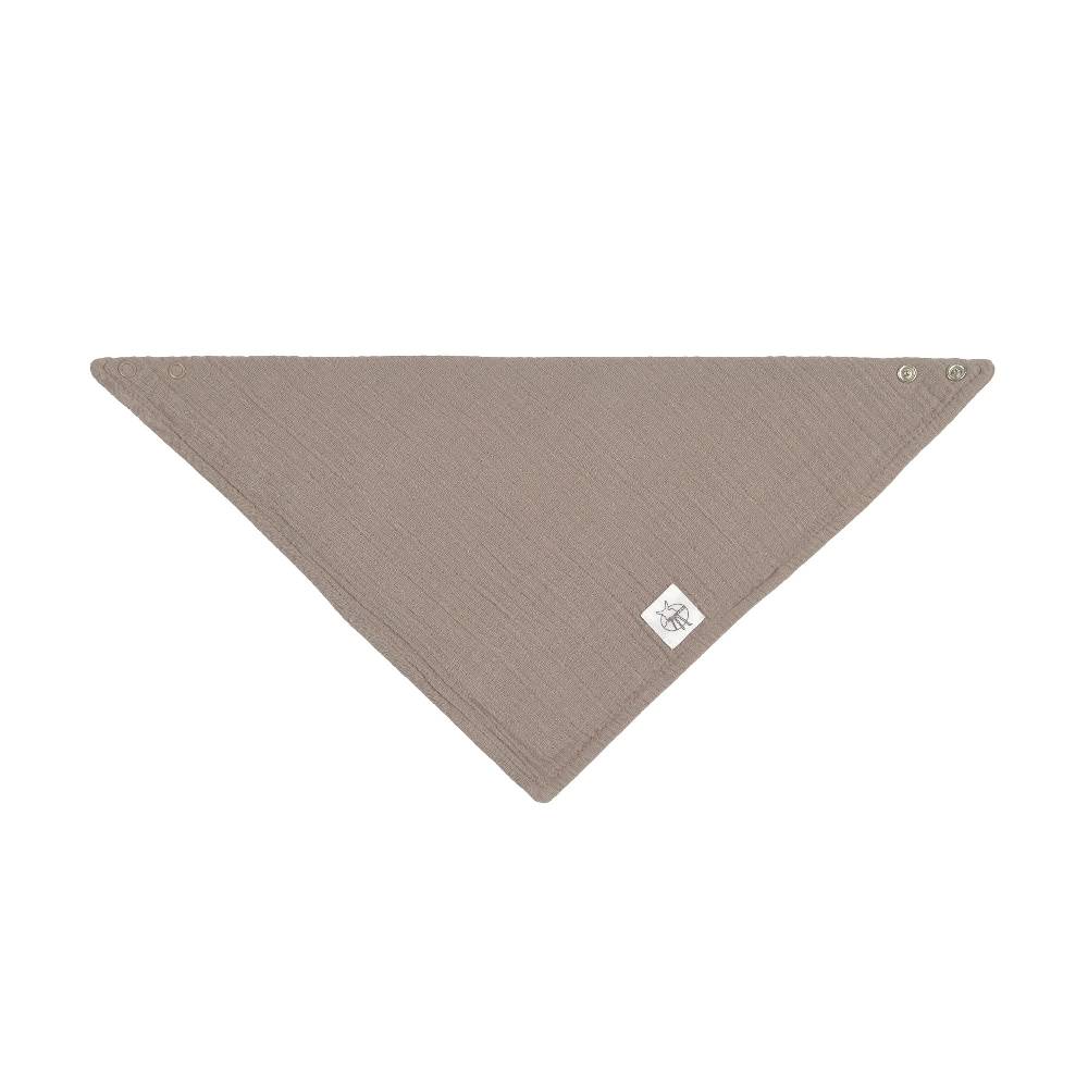 Lässig Dreieckstuch - Bio Baumwolle, Taupe, Grau