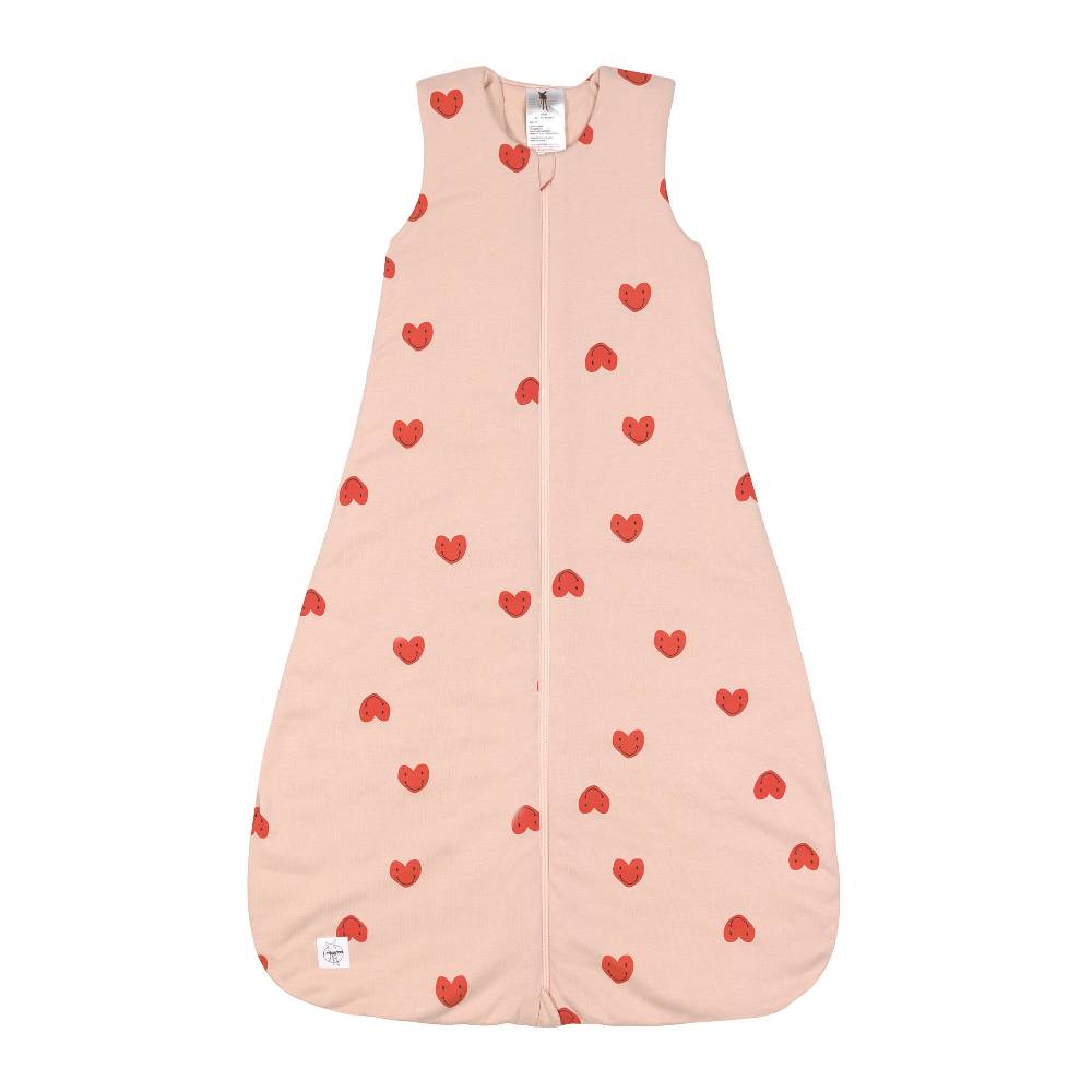 Lässig Babyschlafsack 2,5 TOG - Herz, Rosa