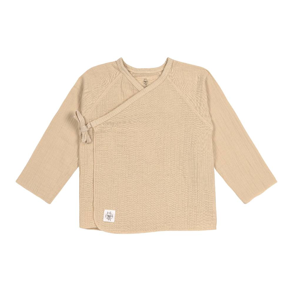 Lässig Baby Wickelshirt - Bio Baumwolle, Nature, Beige