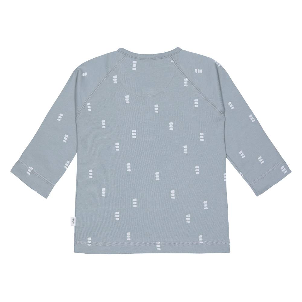 Lässig Baby Langarmshirts - Bio Baumwolle, Blocks, Hellblau Angebote