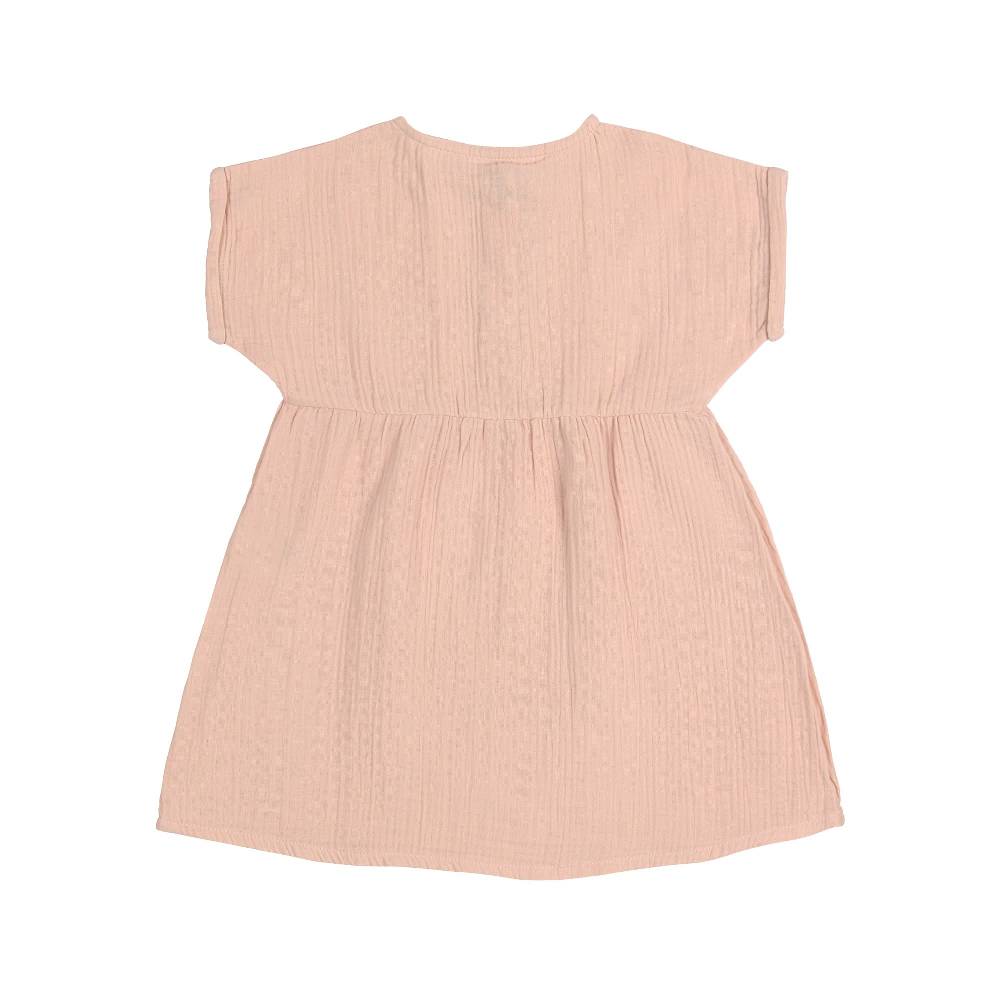 Lässig Kinderkleid - Bio Baumwolle, Rosa Fabrikverkauf