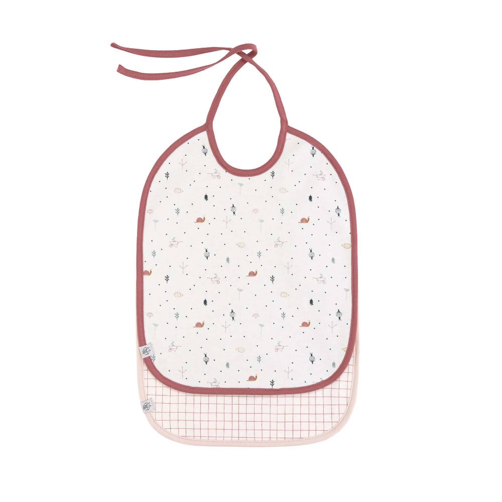 Lässig Lätzchen (2 Stk) - Bib medium, Garden Explorer Schnecke