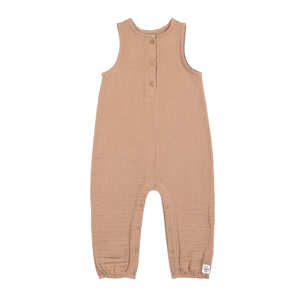 Lässig Musselin Jumpsuit - Bio Baumwolle, Orange