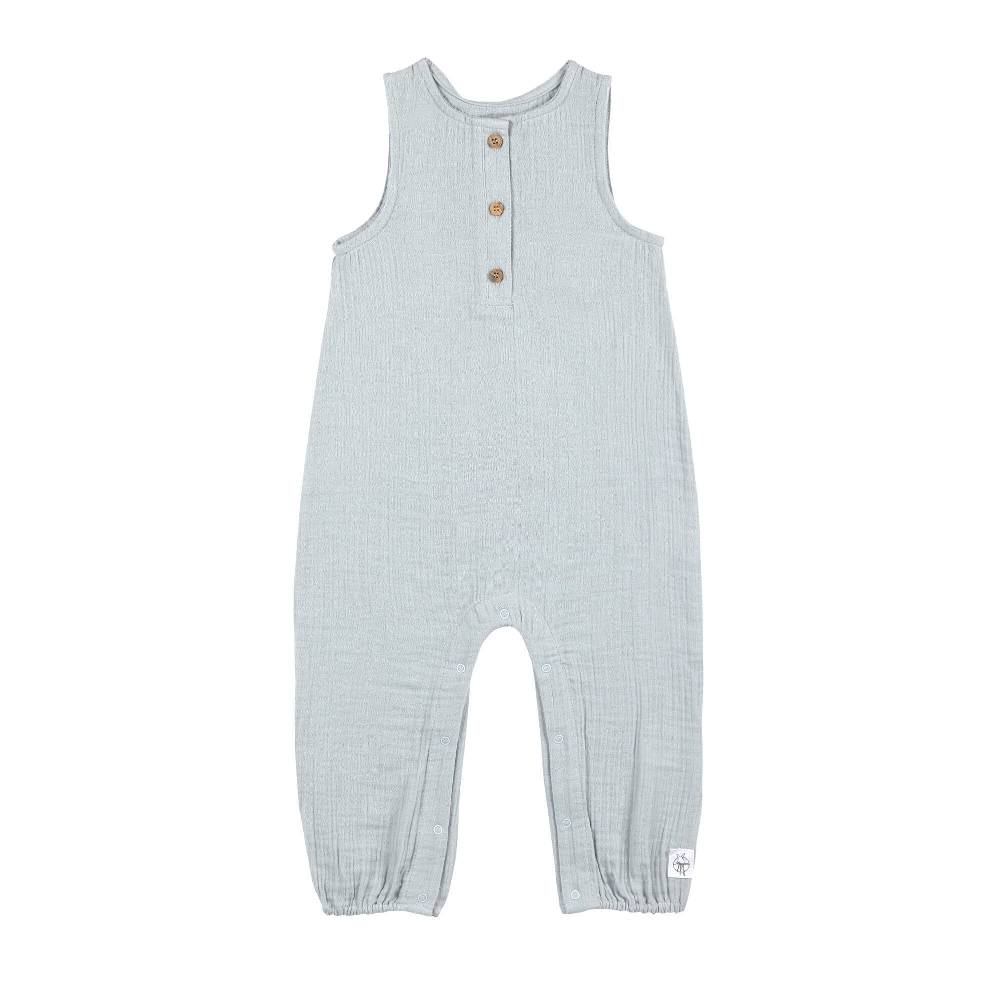Lässig Musselin Jumpsuit - Bio Baumwolle, Blau