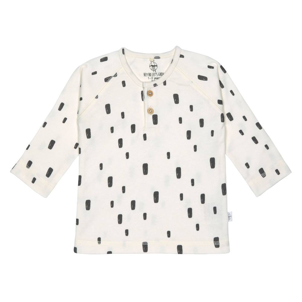 Lässig Baby Langarmshirts - Bio Baumwolle, Bricks, Milky