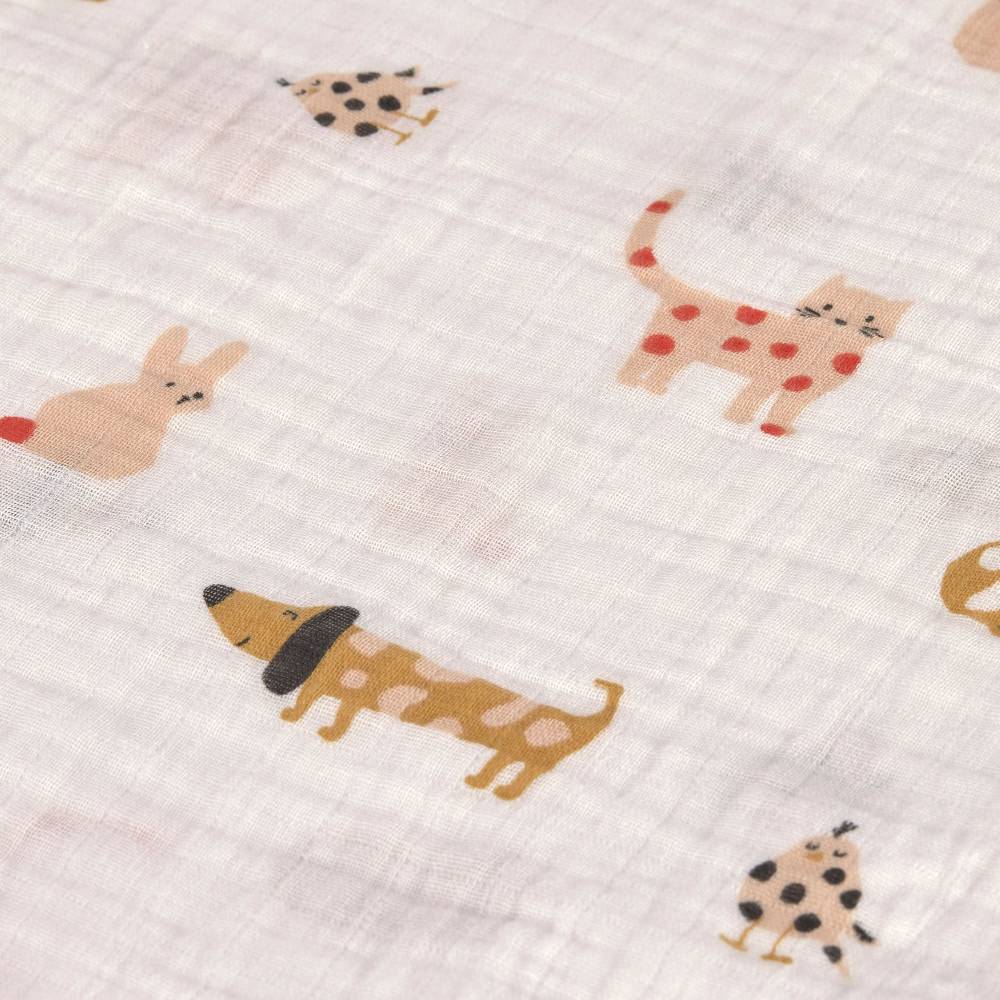 Lässig Mulltücher 3er Set 85 x 85 cm - Little Mateys, Spicy Orange Große Rabatte
