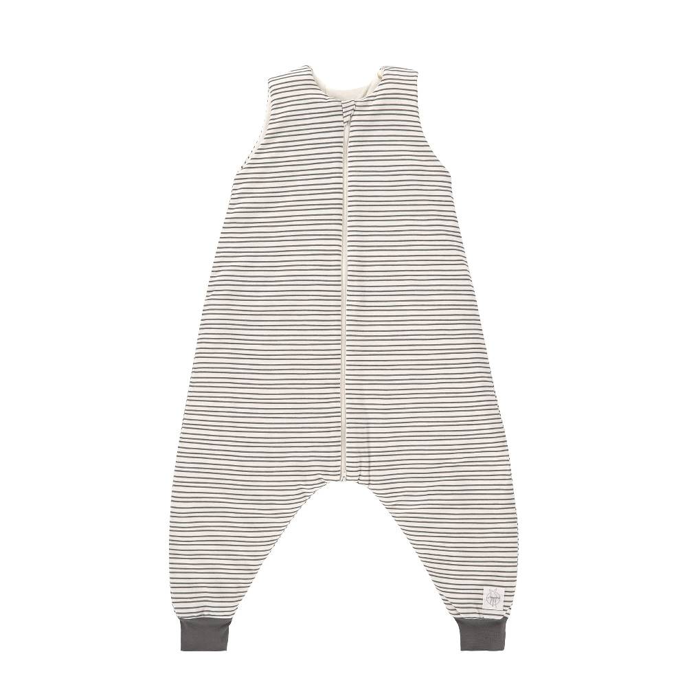 Lässig Kinder Schlafoverall 2,5 TOG, Striped, Grau