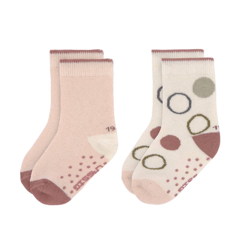 Lässig Kinder Antirutsch-Socken (2er-Set), Rosa