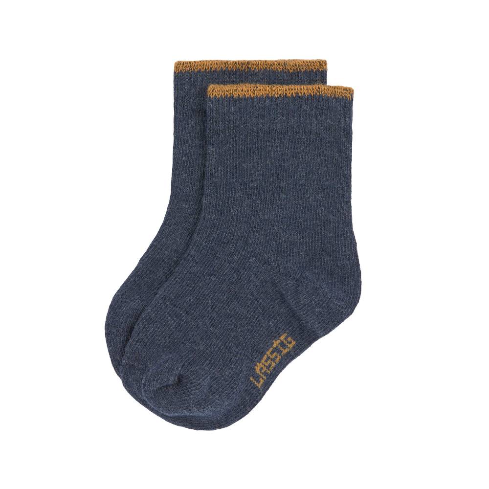 Lässig Kinder Socken (3er-Set), Blau Letzter Tag