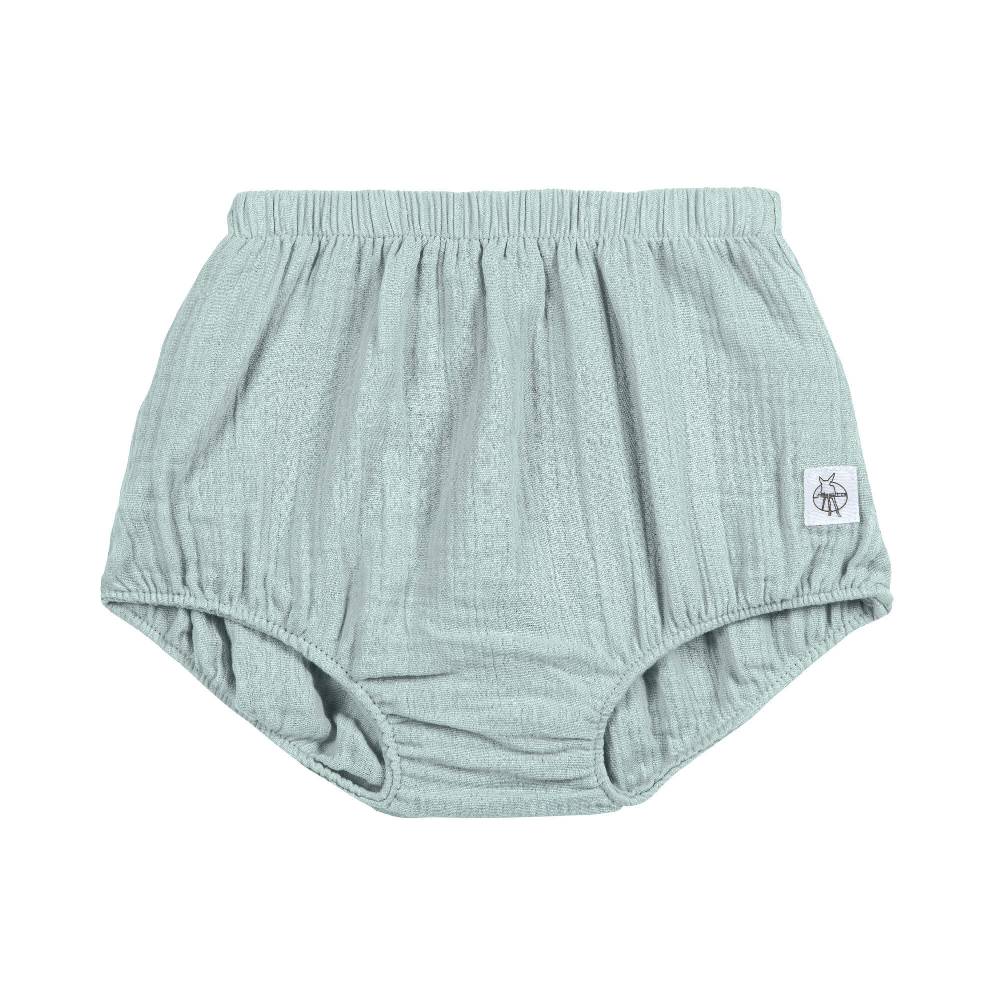 Lässig Musselin Baby Hose - Bio Baumwolle, Silbergrau
