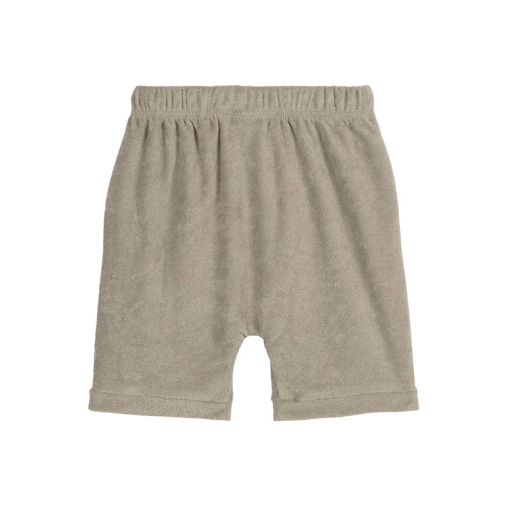 Lässig Frottee Shorts Kinder, Oliv Nur noch ein Tag übrig