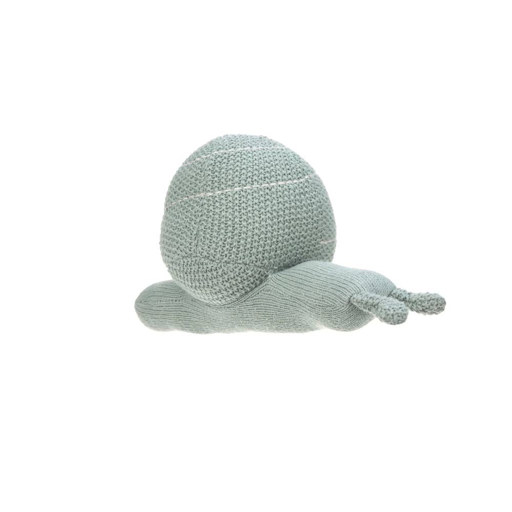 Lässig Kuscheltier mit Rassel - Knitted Toy, Garden Explorer Schnecke Grün Speichern exportieren