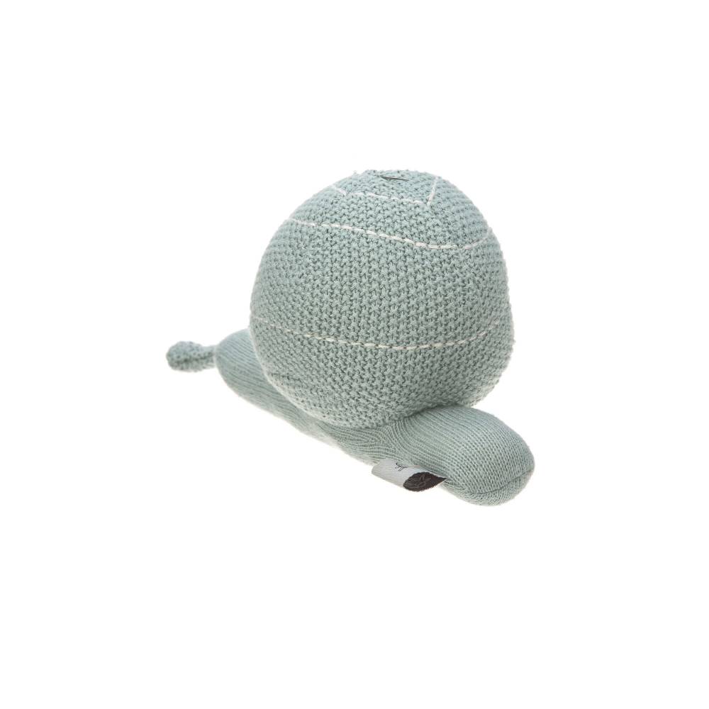 Lässig Kuscheltier mit Rassel - Knitted Toy, Garden Explorer Schnecke Grün Speichern exportieren