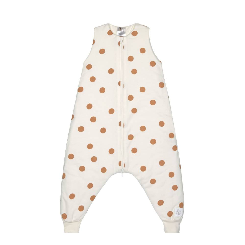 Lässig Kinder Schlafoverall 2,5 TOG, Big Dots, Milky