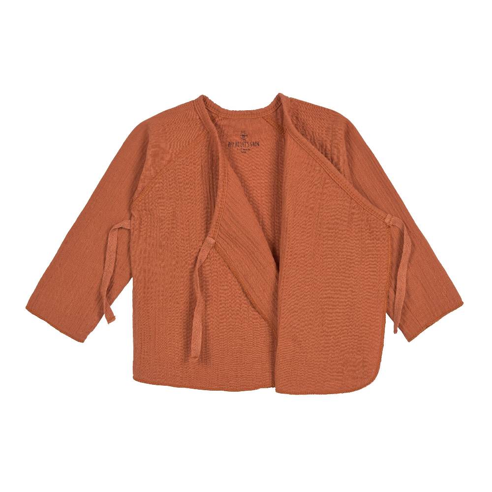 Lässig Baby Wickelshirt - Bio Baumwolle, Rostrot Hotsell