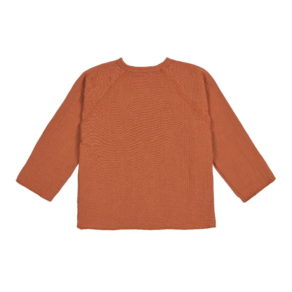 Lässig Baby Wickelshirt - Bio Baumwolle, Rostrot Hotsell