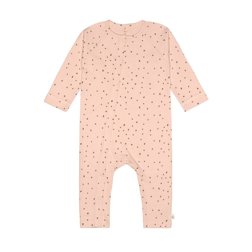 Lässig Baby Schlafanzug - Bio Baumwolle, Dots, Rosa