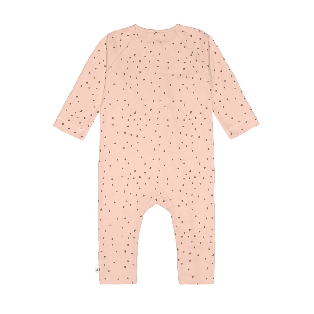 Lässig Baby Schlafanzug - Bio Baumwolle, Dots, Rosa im Angebot