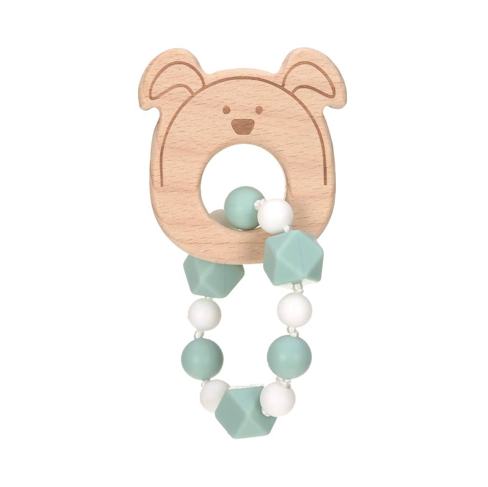 Lässig Greifling mit Beißhilfe - Teether Bracelet, Little Chums Dog