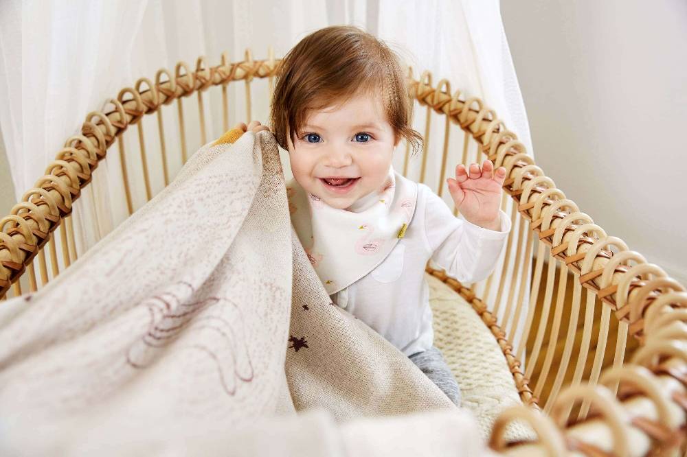 Lässig Dreieckstuch Baby - Bandana, Little Water Swan Versandkostenfrei