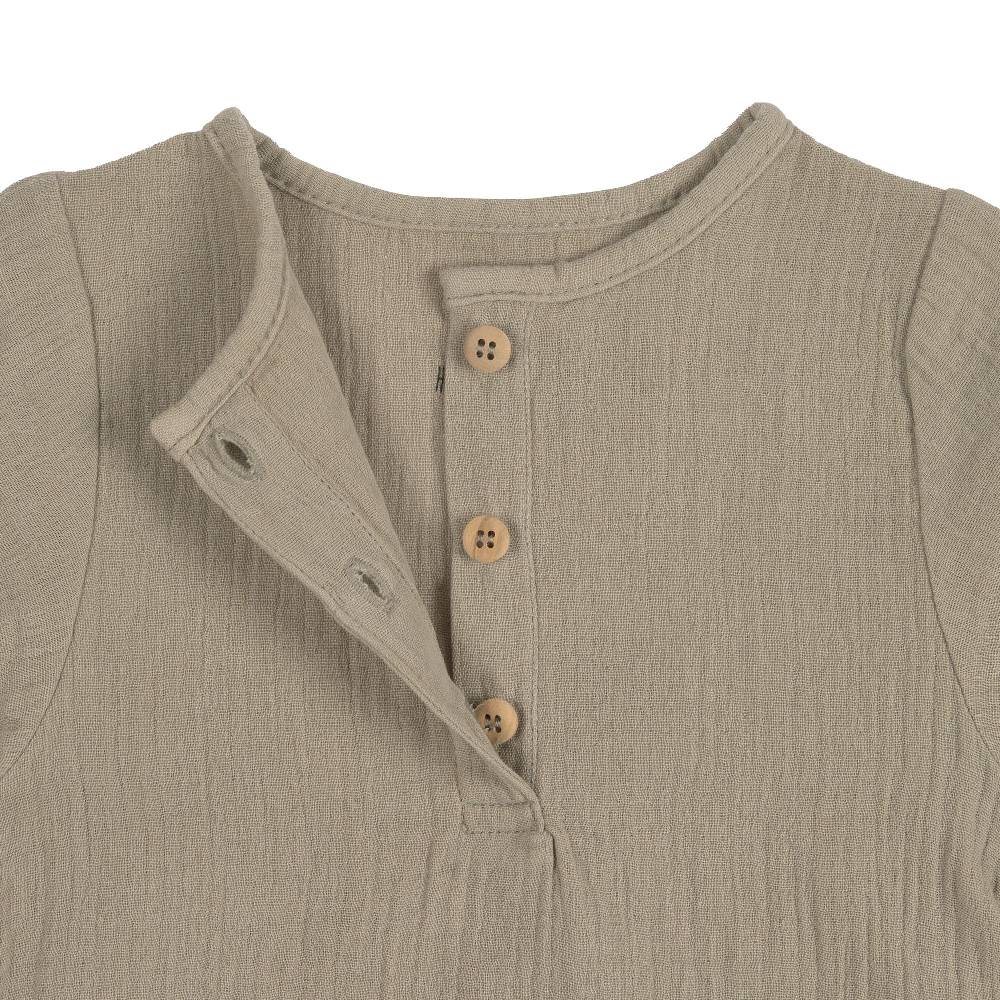 Lässig Baby Langarmshirt - Bio Baumwolle, Oliv Black Friday