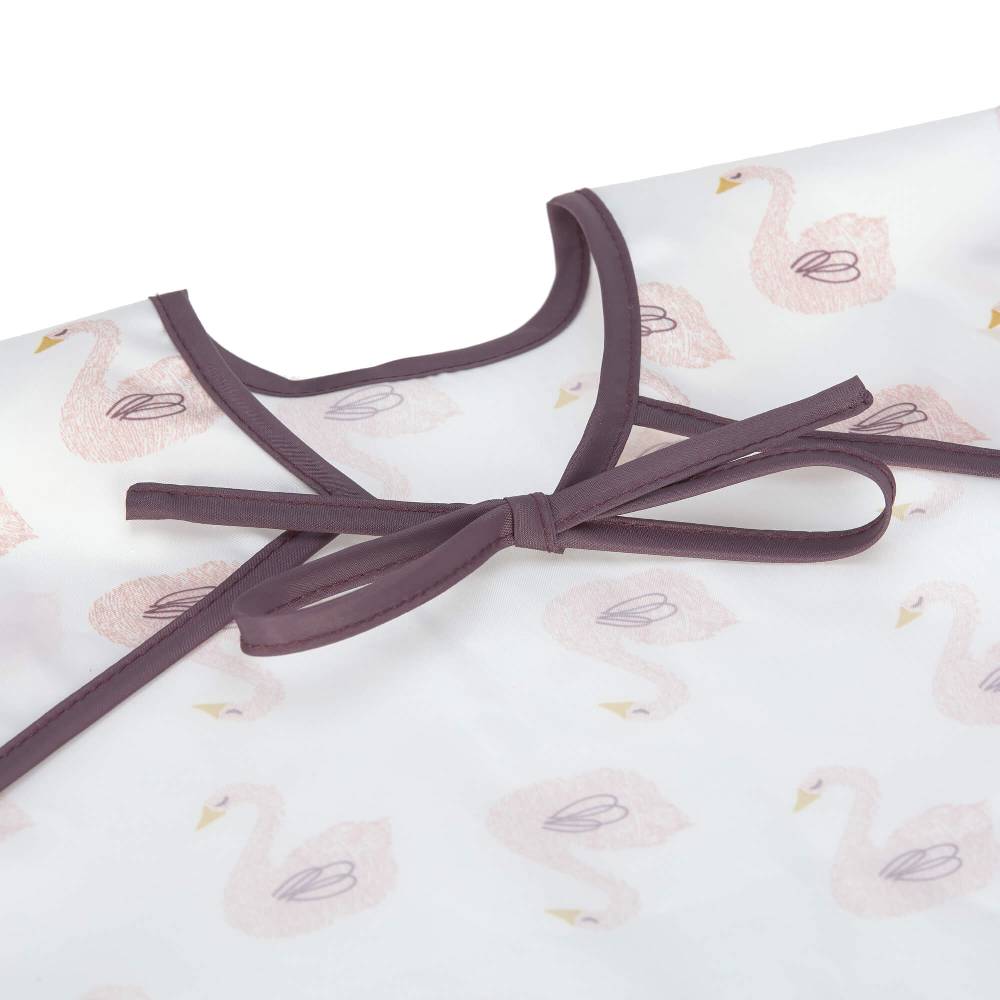 Lässig Ärmellätzchen - Bib Long Sleeve, Little Water Swan Zeitlich begrenztes Angebot