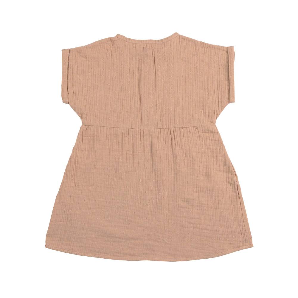 Lässig Musselin Kinderkleid - Bio Baumwolle, Orange Exklusive Angebote