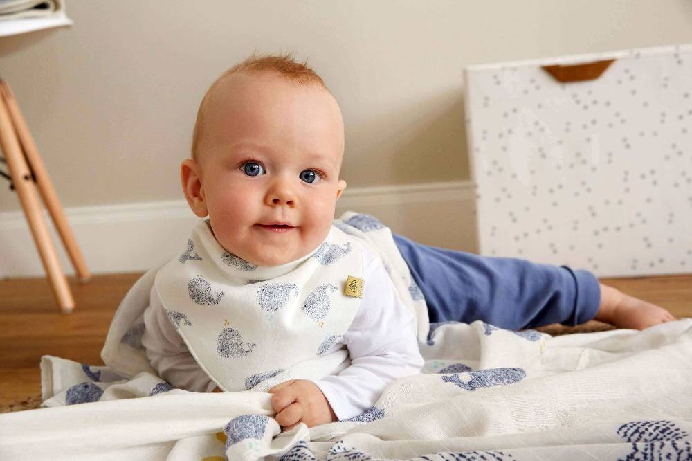 Lässig Dreieckstuch Baby - Bandana, Little Water Whale Bestseller