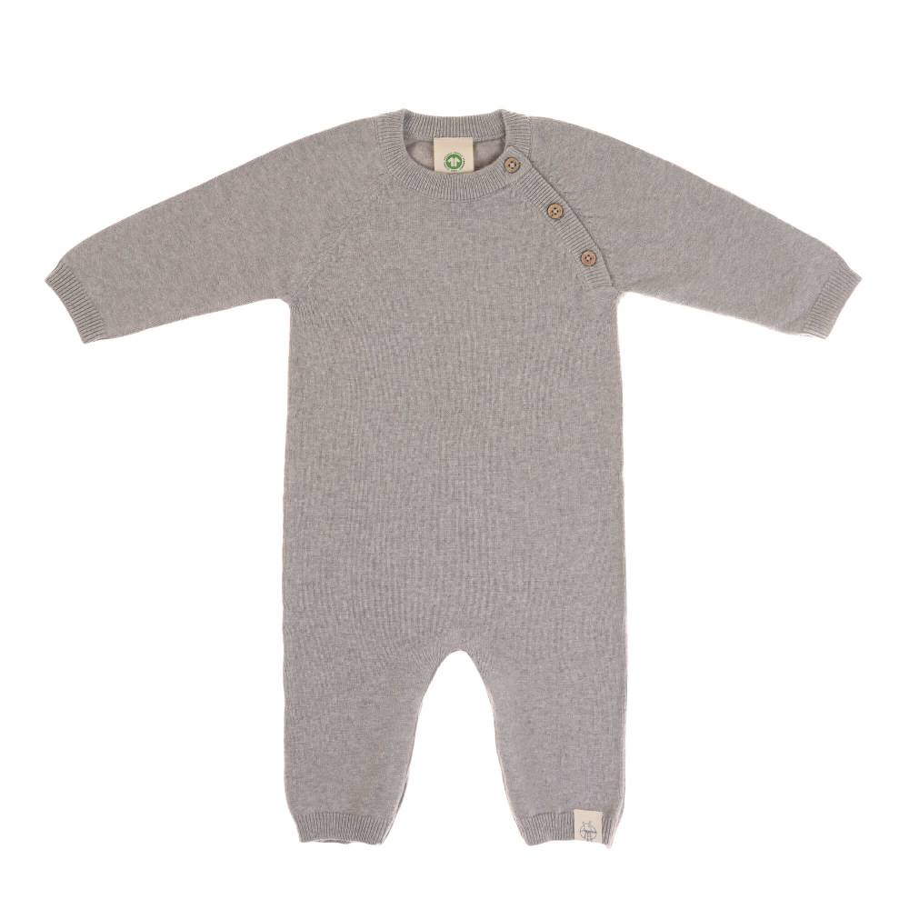 Lässig Baby Strampler - gestrickter Overall, Grau Riesige Ersparnisse