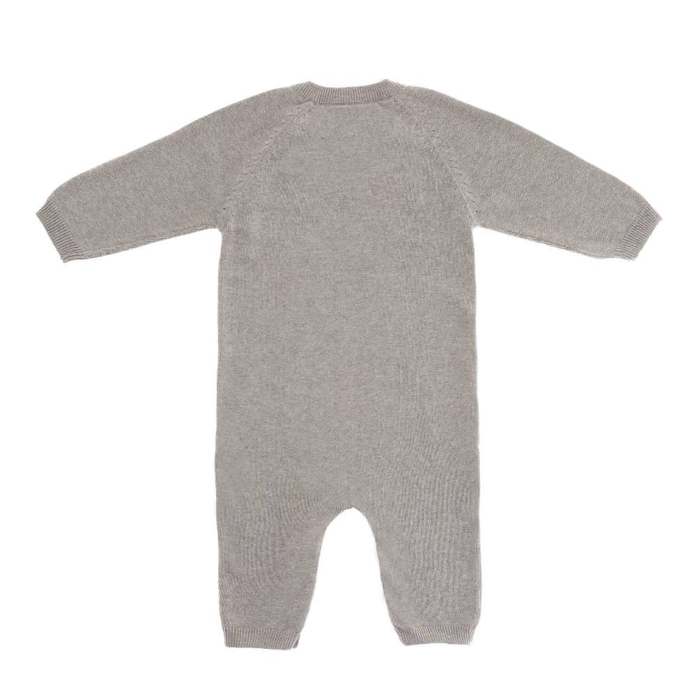Lässig Baby Strampler - gestrickter Overall, Grau Riesige Ersparnisse