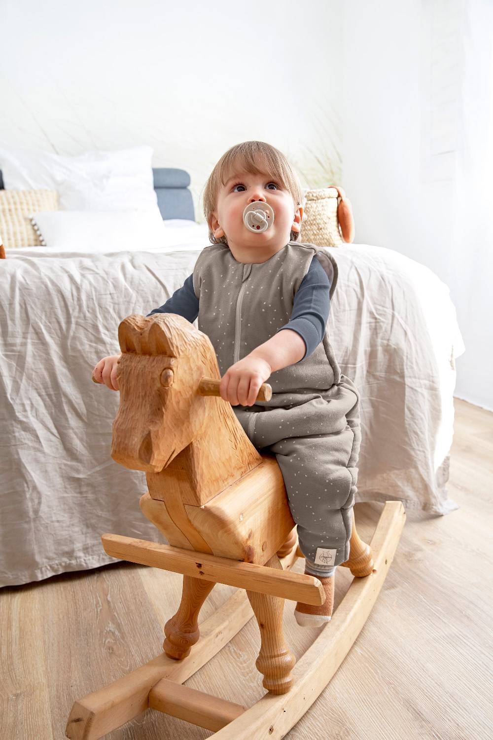 Lässig Kinder Schlafoverall 2,5 TOG, Sprinkle, Taupe JETZT KAUFEN