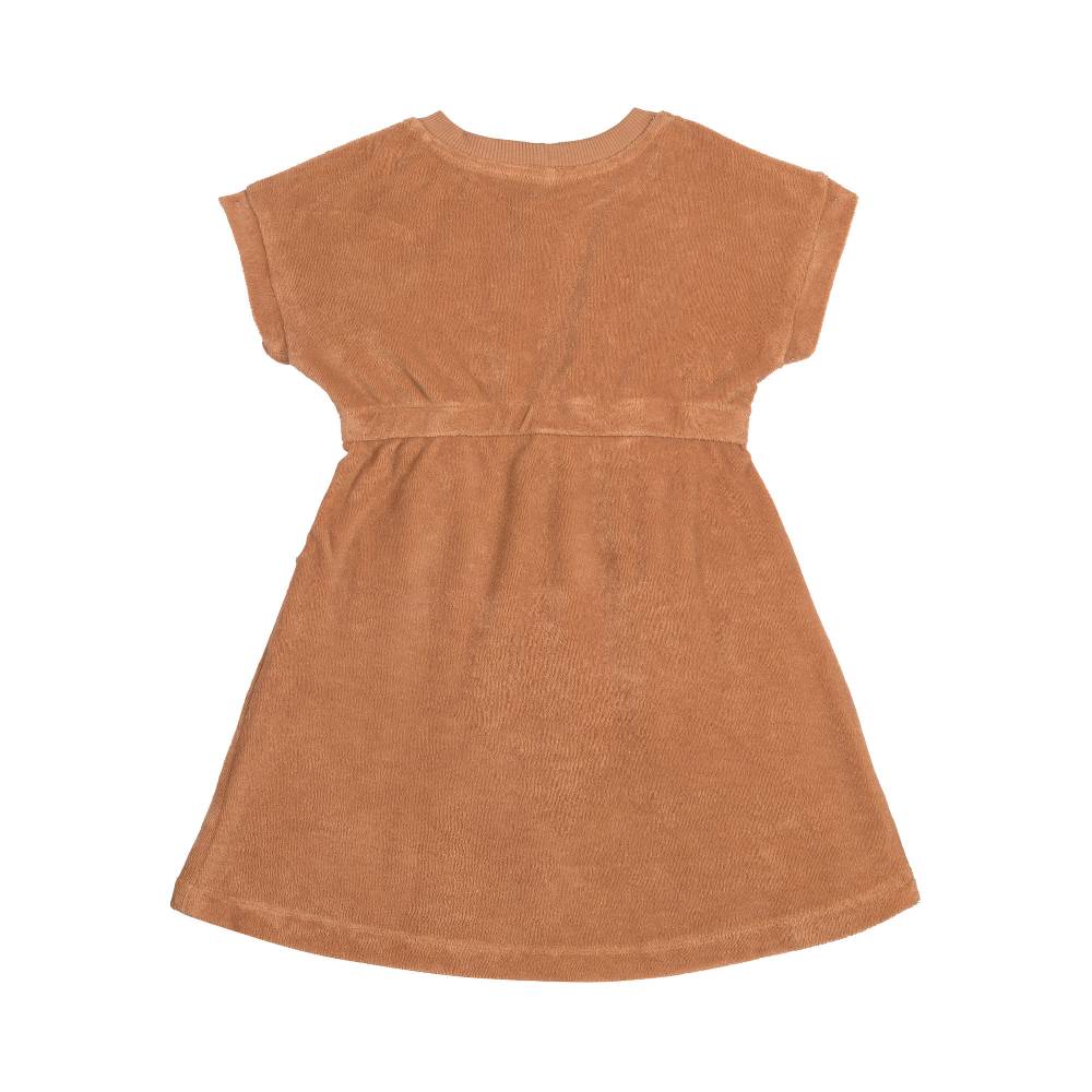Lässig Frottee Kleid Kinder, Karamell Bis zu 60% Rabatt