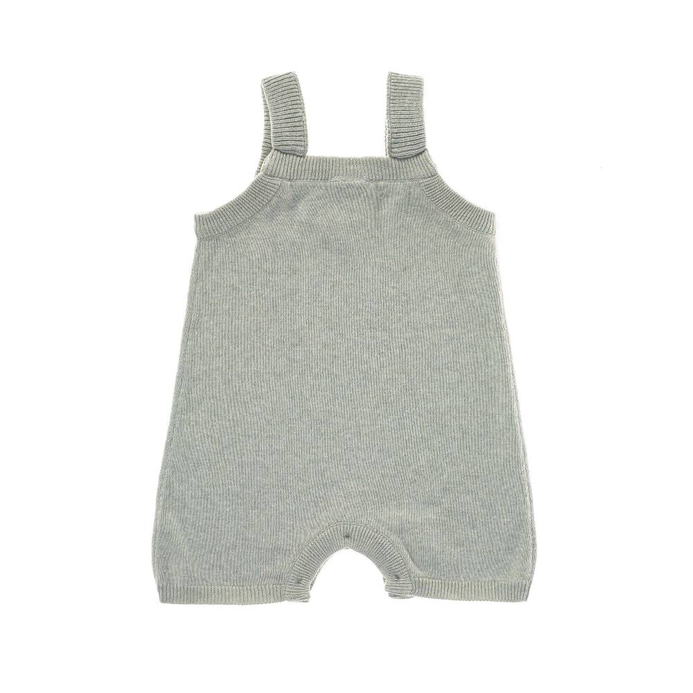 Lässig Baby Strampler - gestrickter Jumpsuit, Salbei Sonderangebot der Fabrik