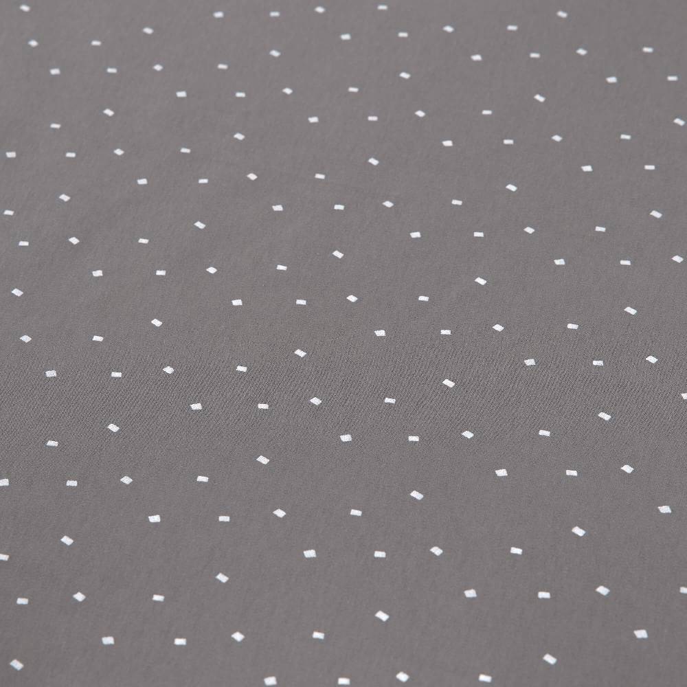 Lässig Babydecke - Bio Baumwolle, Spots Anthracite Begrenzt auf 3 Tage