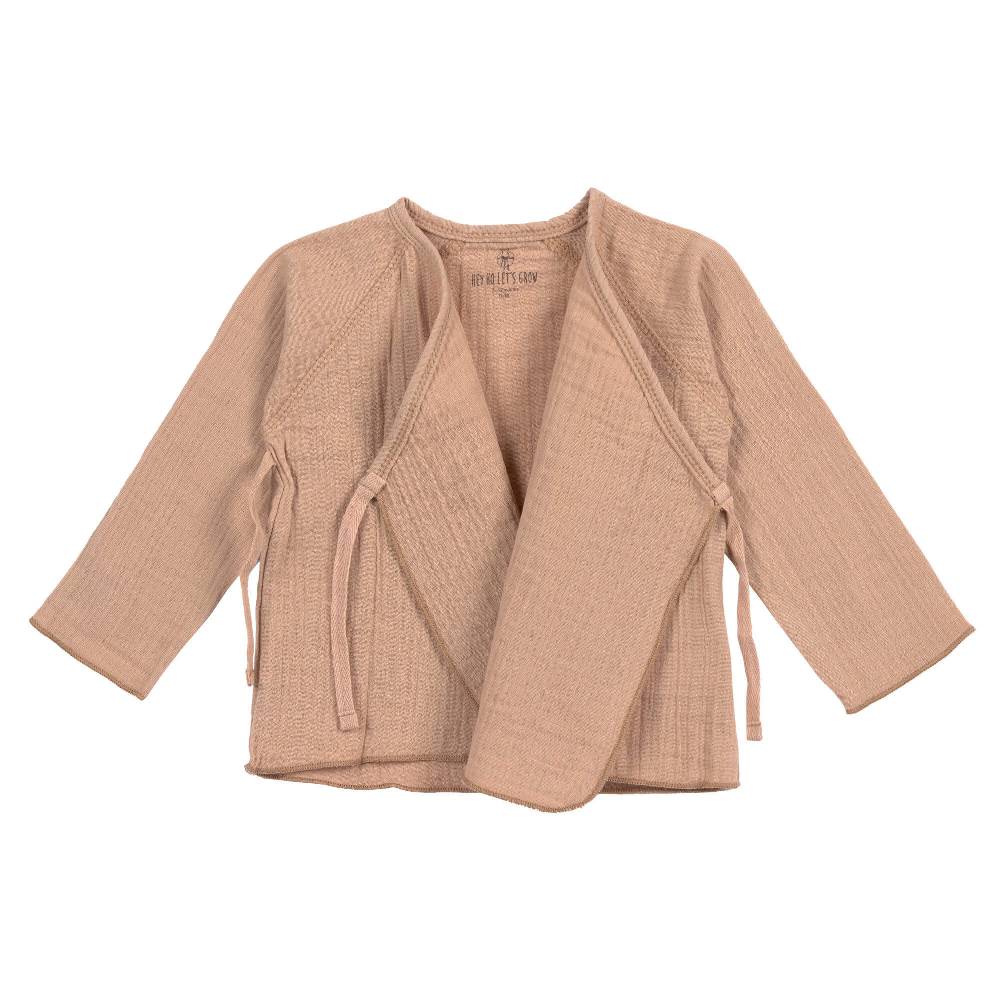 Lässig Musselin Wickelshirt - Bio Baumwolle, Orange Fabrik Onlineshop