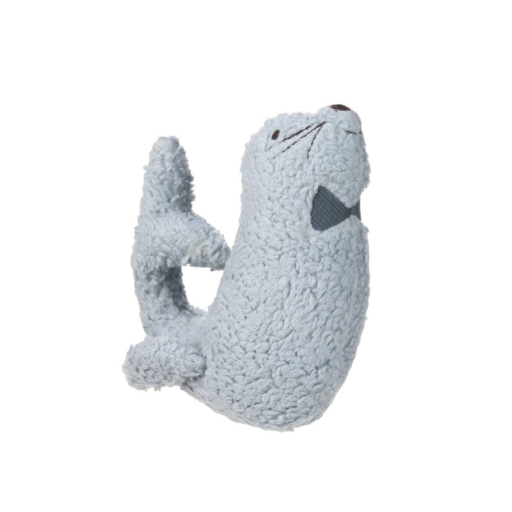 Lässig Kuscheltier mit Rassel & Knisterpapier - Knitted Toy, More Magic Seal Rabatt