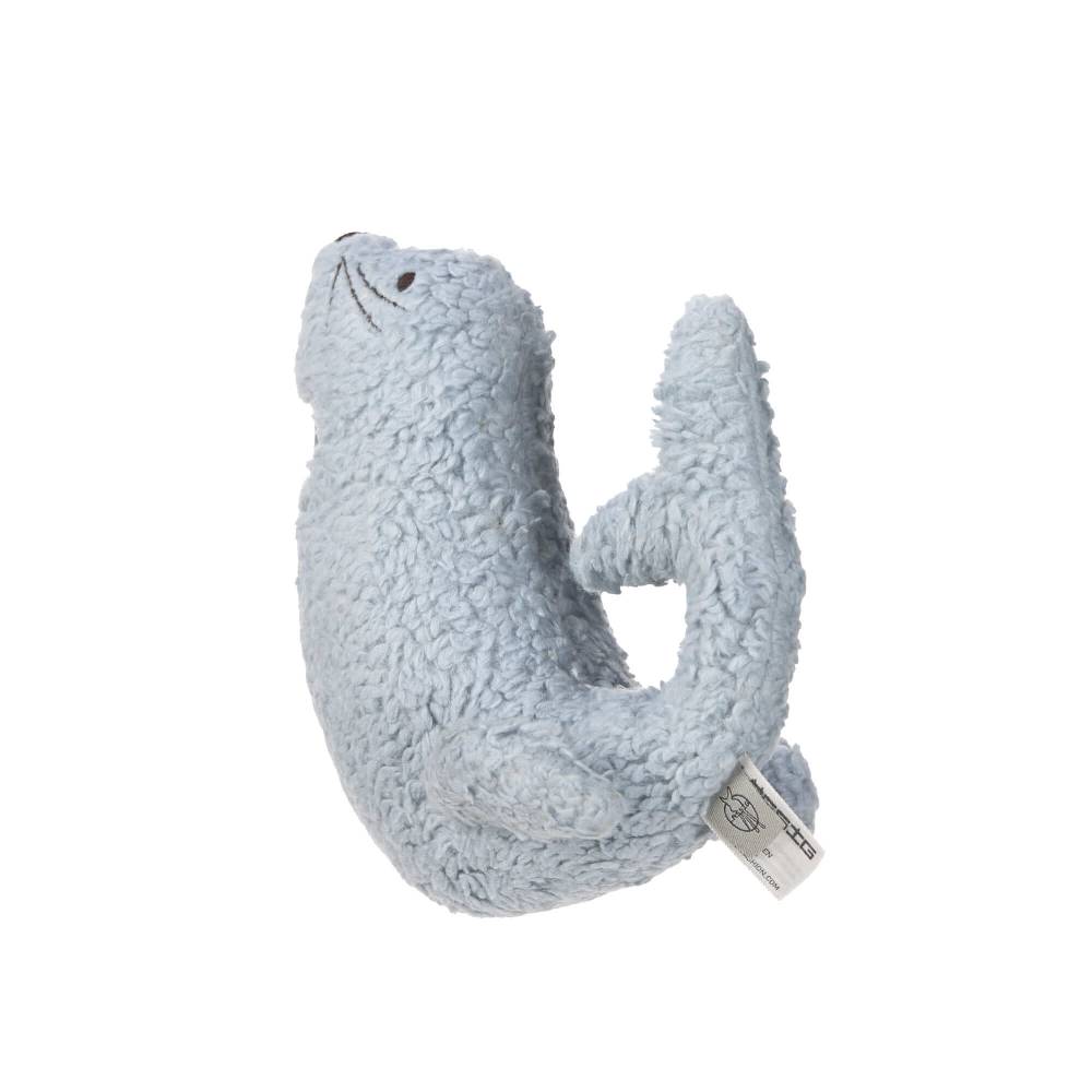 Lässig Kuscheltier mit Rassel & Knisterpapier - Knitted Toy, More Magic Seal Rabatt
