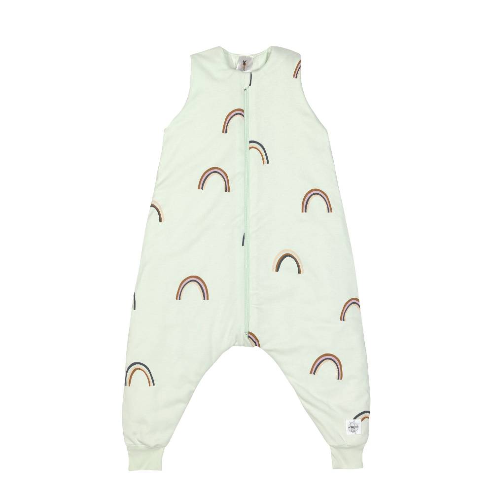Lässig Kinder Schlafoverall 2,5 TOG - Regenbogen, Mint